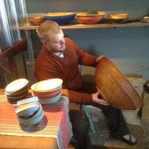 Woodturner Cooper Ternes opens his gallery and studio at Joy & Co.this weekend.