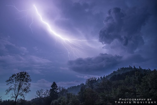 Electric Sky over Mt. Rose by Travis Novitsky.