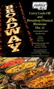 curry cook off & broadway musical showcase