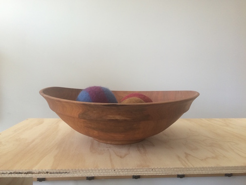 Wood-turned bowl by Cooper Ternes.