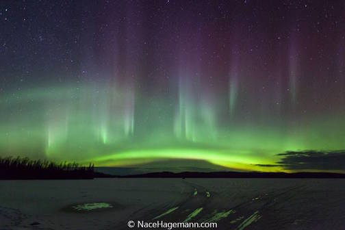Northern lights by Nace Hagemann.