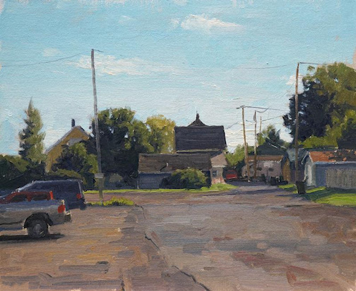 "Stryker's Alley, Superior, Wis." by Neil Sherman.