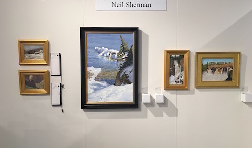 Neil Sherman's exhiibit at the 