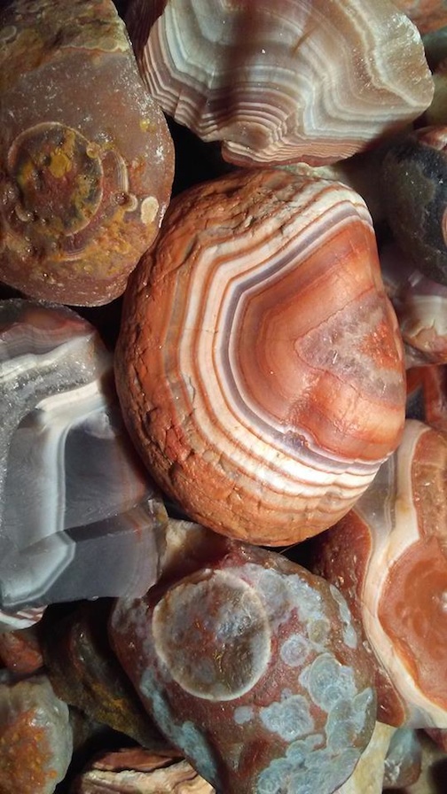 Agates from the North Shore by Bill West.