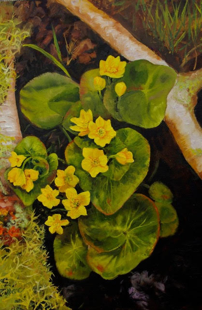 'March Marigolds" by Marc Smith.
