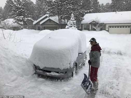 Snowiest in Flagstaff, Ariz. courtesy Accuweather.
