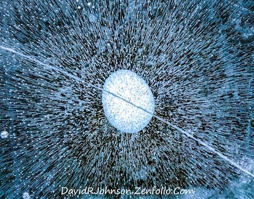 A crack in the bubble by David Johnson.