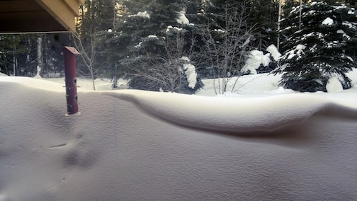 Snow wave by Don Davison.
