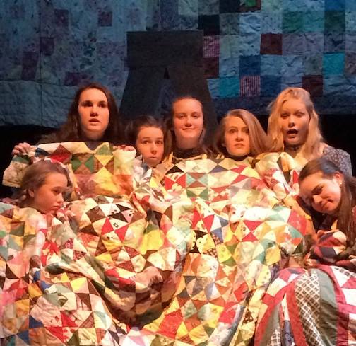 The cast from "The Quilters," a musical at the Arrowhead Center the Arts with performances at 7 p.m. Thursday through Saturday and 2 p.m. Sunday.
