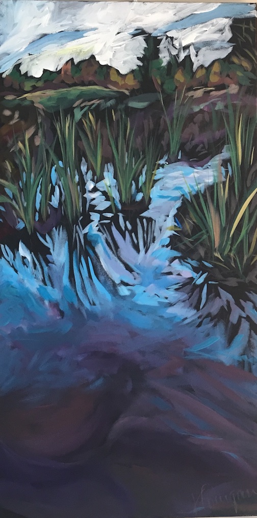 "Sky Submerged: Marsh Reflection Series" by Kat Corrigan.