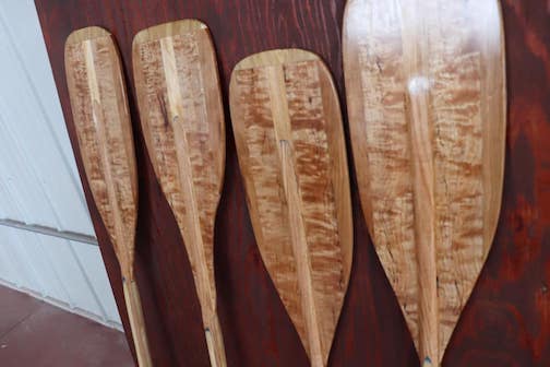 Josh Tolkan will be demonstrating how to make a wooden paddle Thursday through Sunday at North House Folk School. He will also be teaching a mini-class.