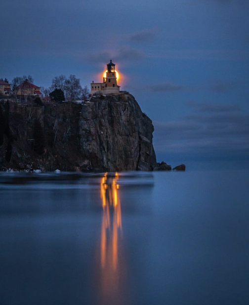 Spit Rock Light House by Christian Dalbec.