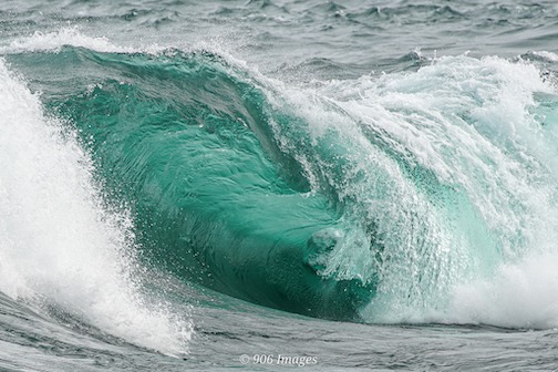 A wave from Marquette, Mich., by Shannon Kivi.