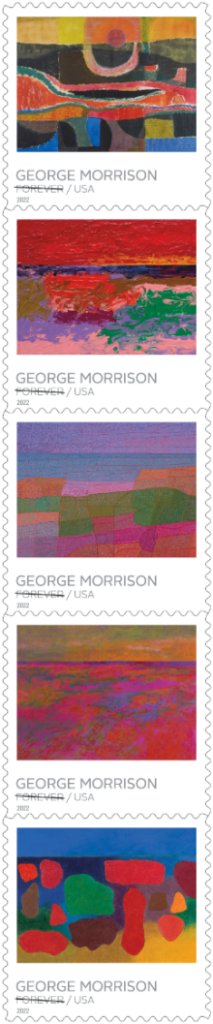 The U.S Postal Service will release a series of George Morrison images on stamps in 2022.