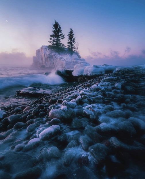  Winter on the Big Lake by Gavin Sims.