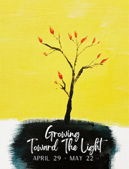 Growing Toward the Light, a community art exhibit is on view at the Johnson Heritage Post through May 