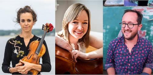The B, B &J  Trio, Brittany Haas, Brittany Karlson, and Joe K. Walsh, will perform at the ACA on Saturday at 7 pm.