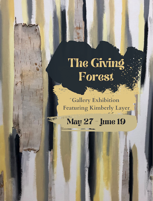 The Giving Forest" opens at the Johnson Heritage Post on Friday with a reception from 5-7 pm.