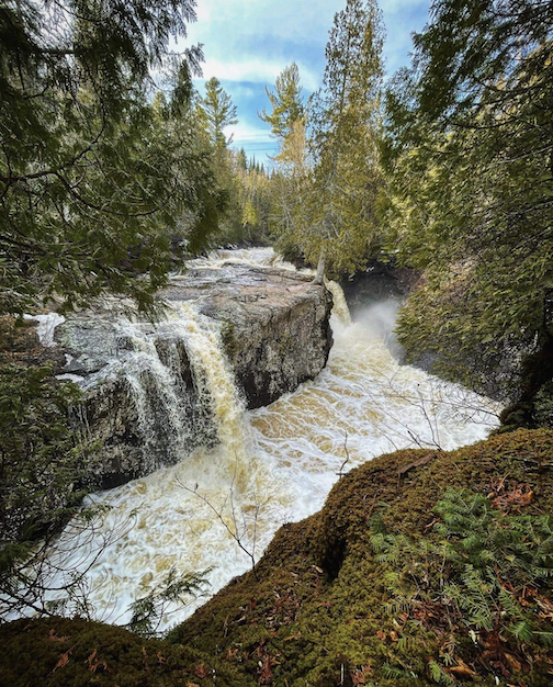 The peak flow of waterfall season has arrived. Photograph by Kjersti Vick.