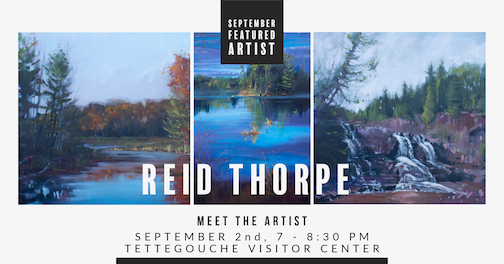 Read Thorpe to exhibit work at Tettegouche State Park this moth. The opening reception is from 7 on Friday, Sept. 2.