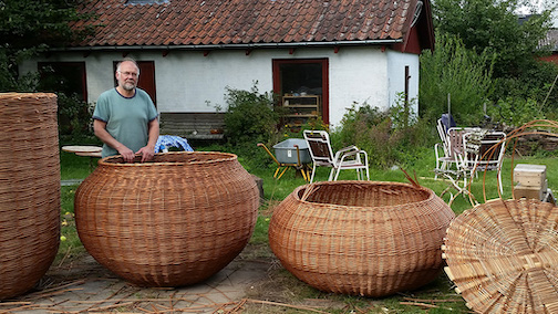 Basket_Week is Oct 4-11 at North House Flk Schol The guest this year is teen_Madsen, a basket weaver from Denmark.