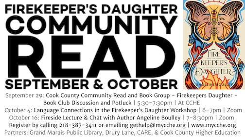 This year's Community Read  is "The Firekeeper's Daughter."