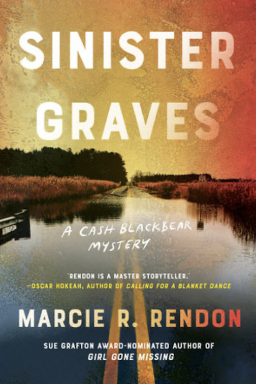 Marcie Rendon will give a book talk about her book, sinister graves at Drury Lane Books Nov. 26.
