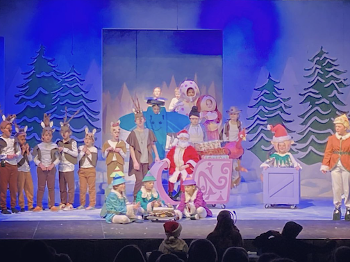 The Grand Marais Playhouse production of Rudolph the Red- Nosed Reindeer Junior continues this weekend. Photo by Bre Schueler.