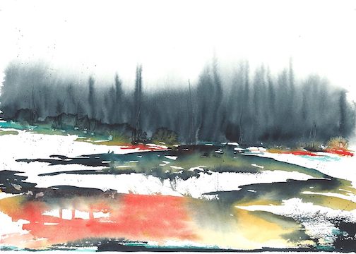 Mystic, watercolor, by Berverly Turner, is oneof the pieces in the upcoming exhibit at the Thunder Bay Art Gallery that opens Jan. 13.