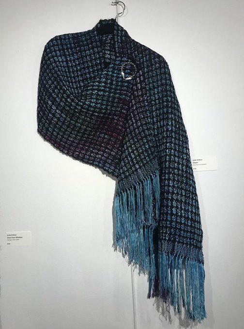 Shawl by Julie Arthur is one of the pieces in the Heritage Post exhibit.