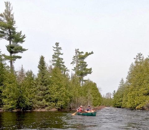 The Temperance River had an unwelome surprise for Boundary Waters Podcast co-host Joe Frederichs. Photo by Kevin Kraemer. Listen to the story here.