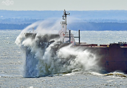 Lake Superior and the Paul R. Tregurtha by David Schauer.