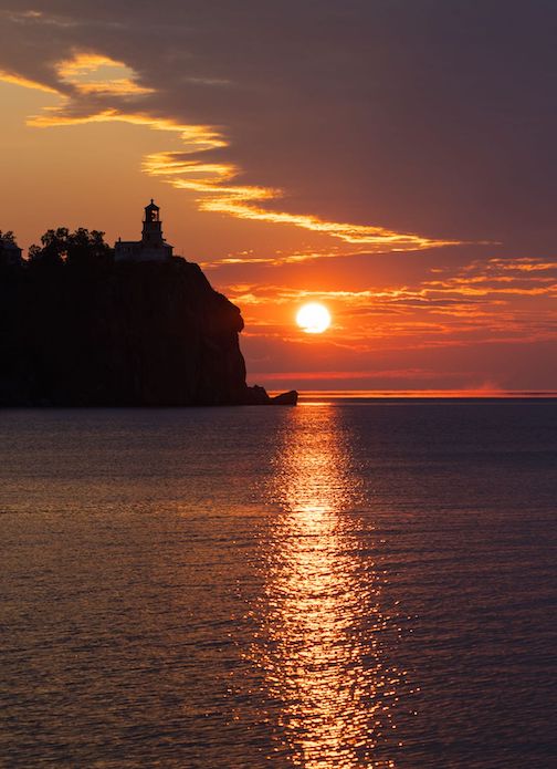 Split Rock Lighthouse by Thomas Spence.