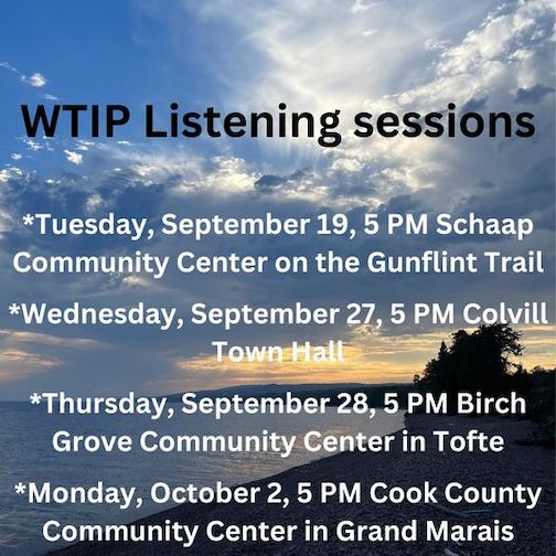 WTIP Community Radio is holding a series of listening sessions in Cook County.