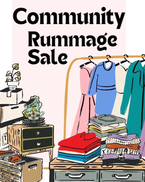 The Community Rummage Sale will be held at the Cook County Community Center on Saturday from 10 am to 3.