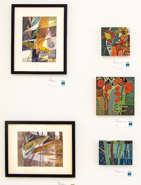 Marfge Halstrom is exhibiting her watercolors in the GalleryStore through Oct 6.