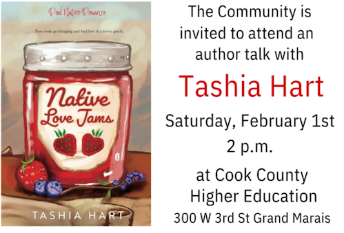 Tashia Hart will give an Author Talk at Cook coujty Higher Education on Saturday.