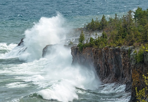 Tettegouche State Park Waves by Paul Sundberg.