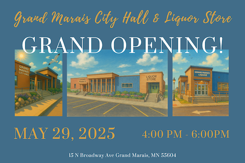 The Grand Opening of the on new Grand Marais City Hall is Thursday.