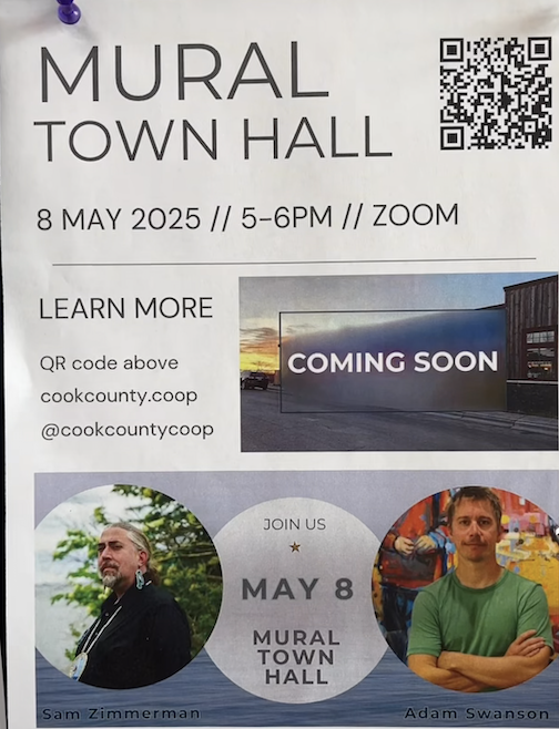 The Whole Foods Co-op will hold a Topwn Hall about a new mural to be painted this summer on the building. Click here to learn more.