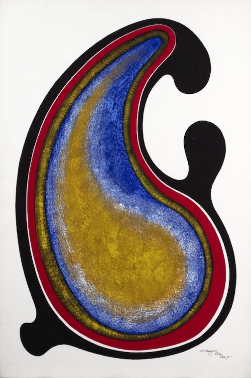 Untitled by Benjamin Chee Chee. TheThunder Bay Art Gallery is currently exhibiting his works.
