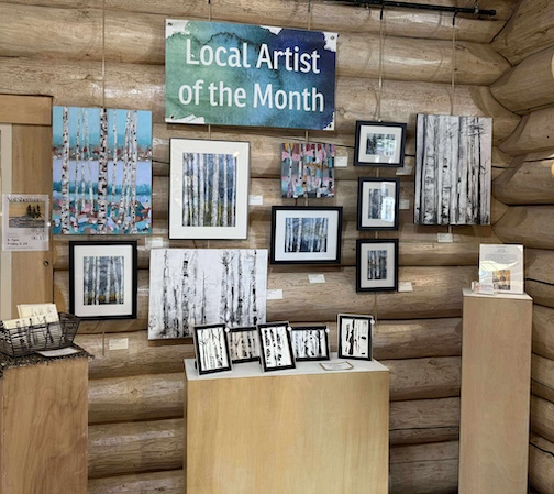 Sue Rauschenfels is the Artist of the Month at the Johnson Heritage Post.