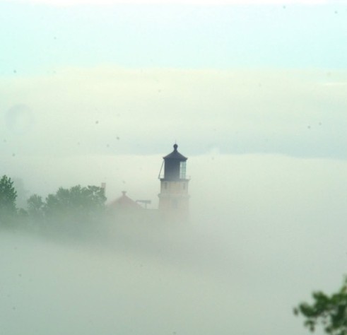 The Wonder of Lake Superior as fog rolls in by Matthew Patick.
