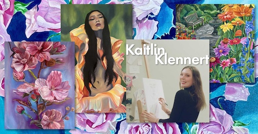 .kaitlin Klennert is exhibiting work at STudio 21 ffor the monthof June. A reception will be held from 4-5 pm Satiurday