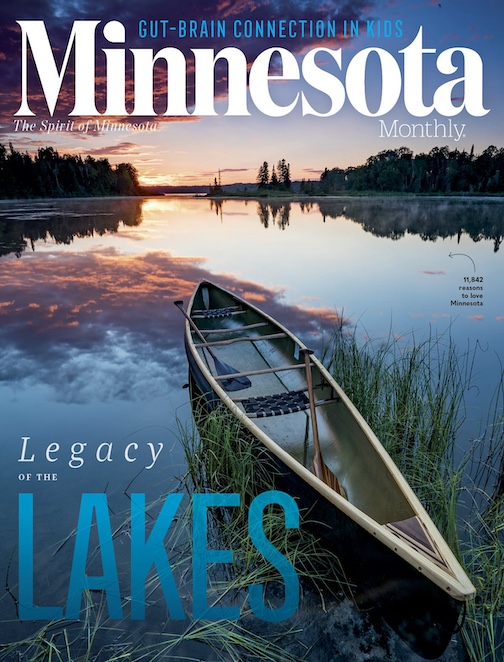 Bryan Hansel's cover photo for Minnesota Monthly this month.