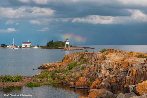 Grand Marais Rainbow by Paul Sundberg.