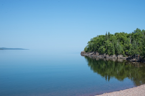A summer's day on the East Bay. photographer unknown. Photo courtesy of the Grand Marais Art Colony.