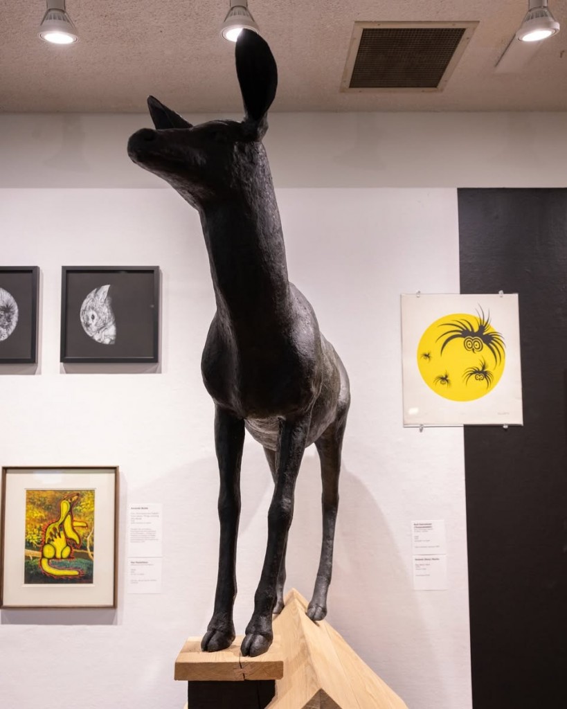 Big Back Yard, 2006, mixed media, by Roly Martin, is at the Thunder Bay Art Gallery.