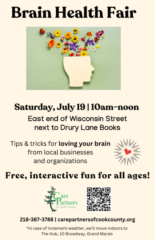 The Brain Health Fafir is outside Drury Lane books on Saturday.