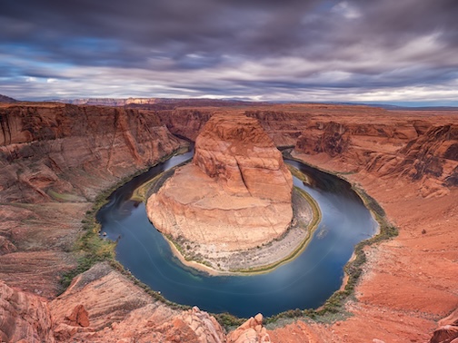 Four Minutes Over Horseshoe Bend, Page , Ariz by John Gregor